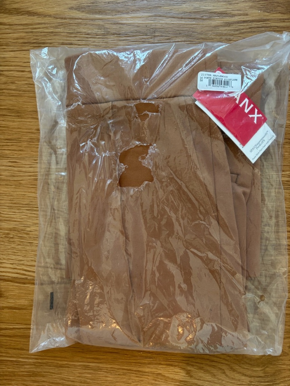 SPANX Maplewood Ponte Knit Top - Brown